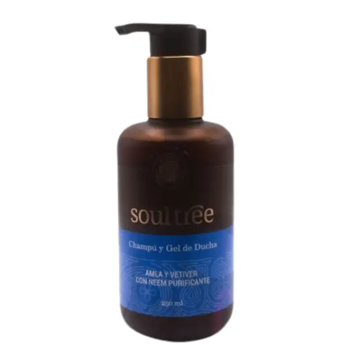 Soultree Champú y Gel con AMLA y VETIVER 250ml